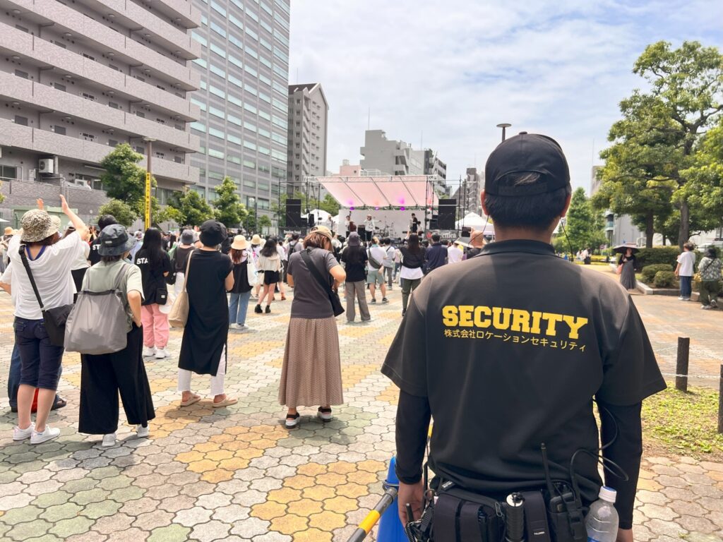 番組イベント会場警備実施